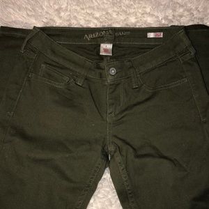 Olive Green skinny jean